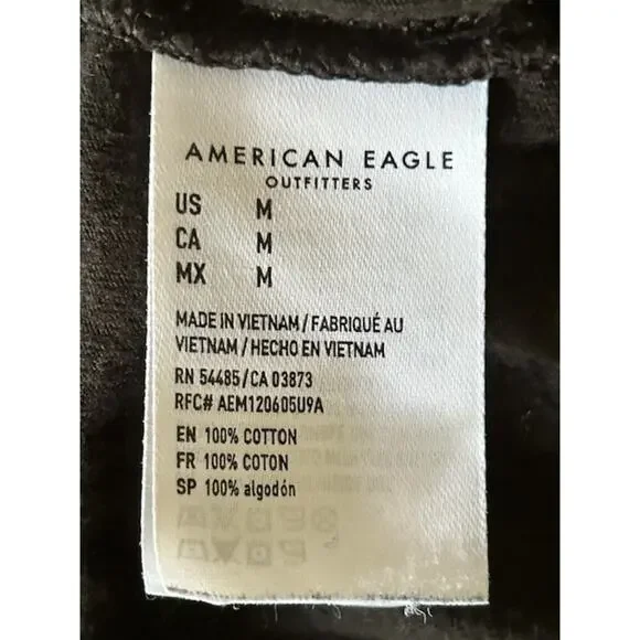 American Eagle Logo T-Shirt Bundle – Blue & Black – Size M - Picture 4 of 8